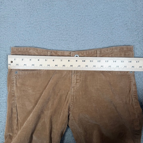 Lucky Brand Lolita Skinny Corduroy Pants Womens 8/29 Tan Camel Mid Rise Slim Fit - Picture 10 of 13